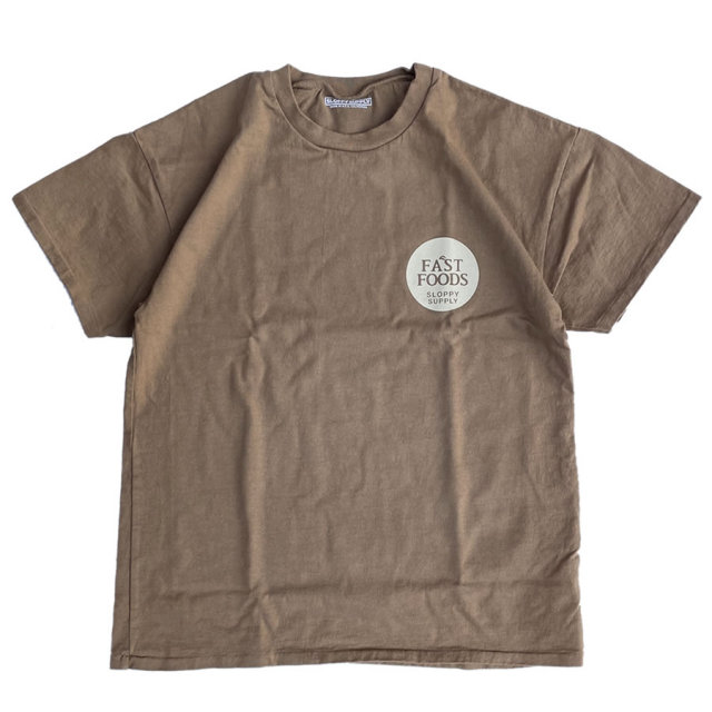 SLOPPY(スラッピー) / 半袖 Tシャツ / FAST FOODS TEE - SAND