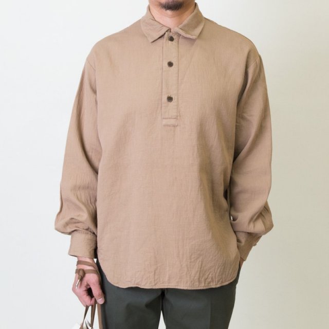 TURNMEON,ターンミーオン,ガーゼ素材,プルオーバーシャツ