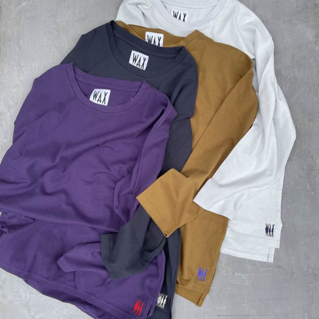 WAX,ワックス長袖Tシャツ,ポケットロンT,TEE,メンズ,アメカジ,新作,正規取り扱い,通販,店舗,大阪,亀,THM