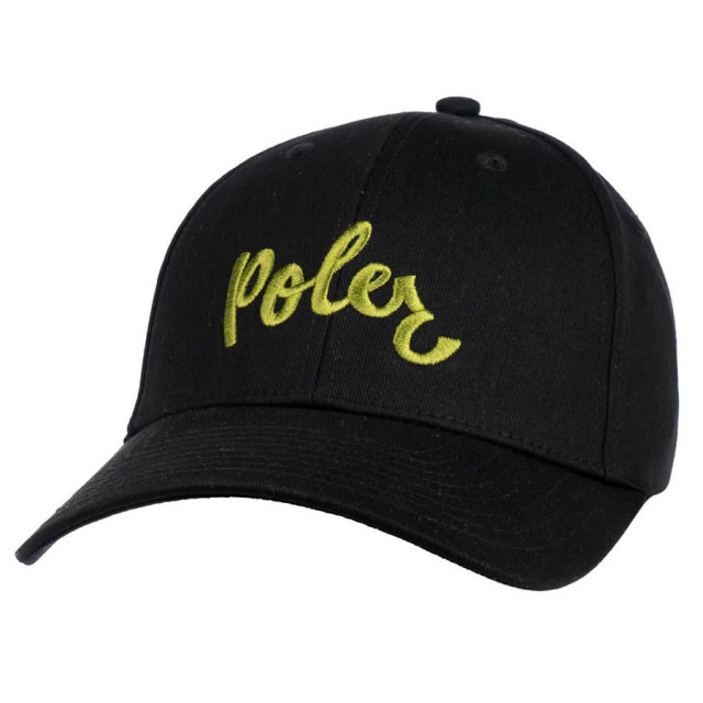 Poler Outdoor Stuff ポーラーアウトドアスタッフ スナップバックキャップ Script Dad Hat Black