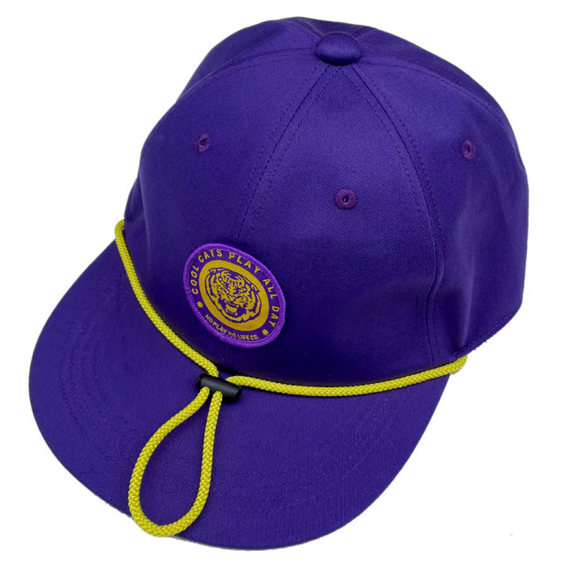 P01 / スナップバックキャップ / COOL CATS CAP - PURPLE / PLAY