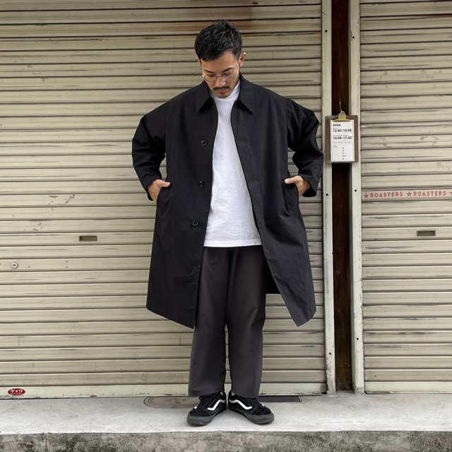 WAX(ワックス) / ステンカラーコート / BALMACAAN COAT - BLACK / WX 