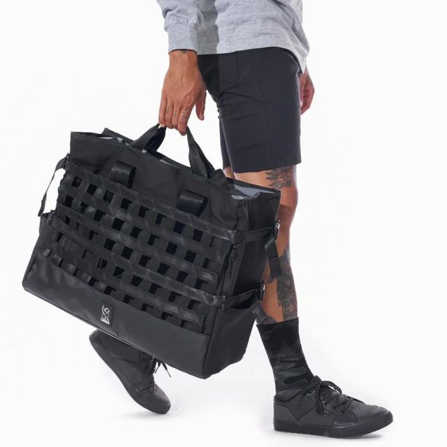 CHROME,クローム,クロム,大型ダッフルトートバッグ,ダッフルバッグ,ショルダーバッグ,大型,ブラック