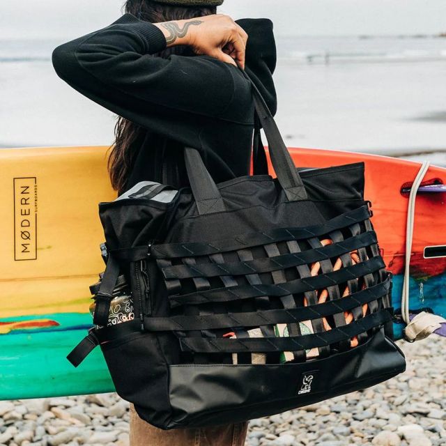 CHROME,クローム,クロム,大型ダッフルトートバッグ,ダッフルバッグ,ショルダーバッグ,大型,ブラック