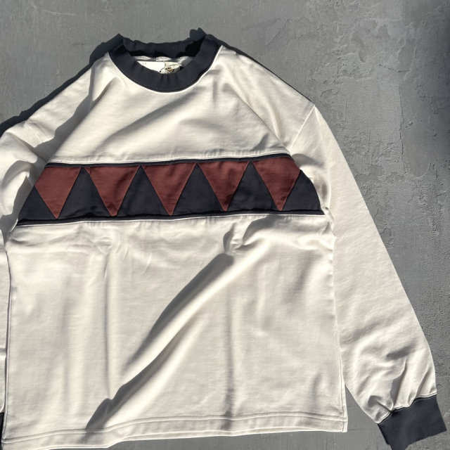 NASNGWAM,ナスングワム,トレーナー,スウェットクルーネック,C0518902,ナチュラルホワイト,日本製