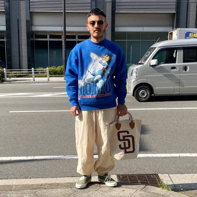 INFIELDER DESIGN x MLB / キャンバストートバッグ / MLB ROSE