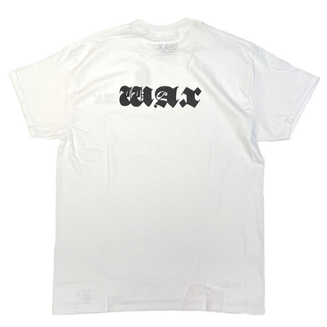 WAX(ワックス) / 半袖Tシャツ / OLD ENGLISH TEE - WHITE x