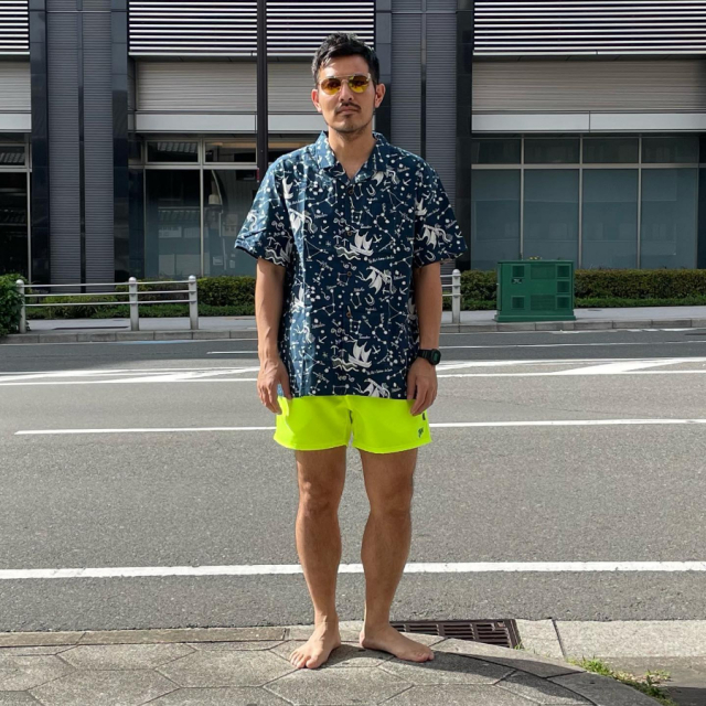 WAX Paisley shorts THM ザハードマン THE HARD MAN(ザハードマン)/ ネオン ボードショーツ 海パン / NEON