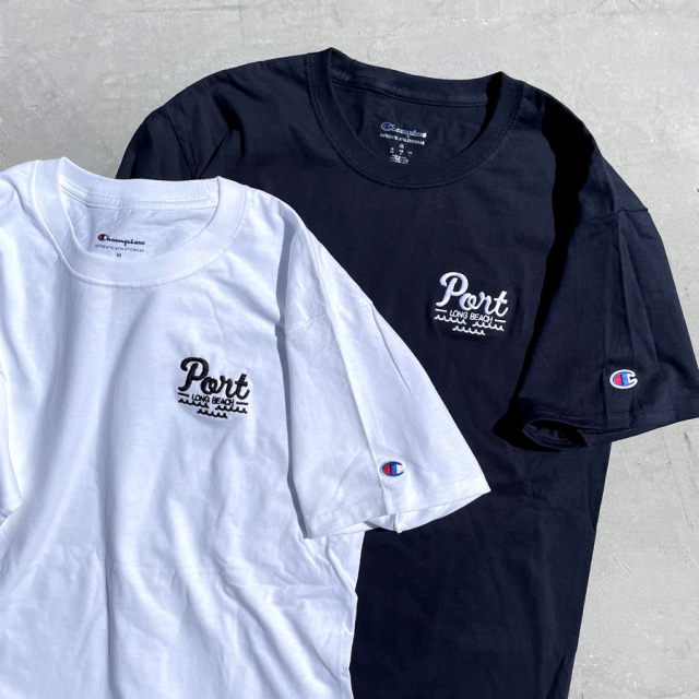 PORT,ポート,PORTLBC,ポートロングビーチ,CHAPION,チャンピオン,半袖Tシャツ
