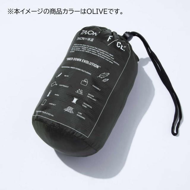 TAION,FCE,PACKABLEINNERDOWNJK,FSP09232U0001,タイオン,エフシーイー,パッカブルインナーダウンジャケット