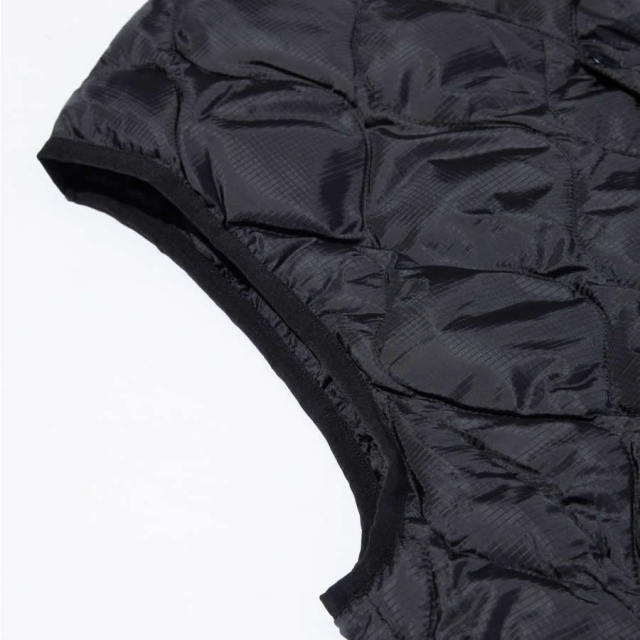 TAION BY F/CE. PACKABLE DOWN VEST - BLACK/ FSP09232U0002