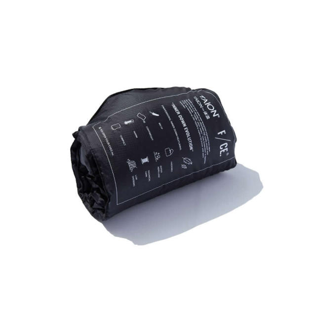 TAION BY F/CE. PACKABLE DOWN SCARF - BLACK/ FSP43232U0001 /