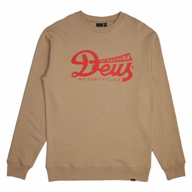 DEUSEXMACHINA,SAFARI,サファリ,デウスエクスマキナ,クルースウェット,トレーナー,メンズ,シールドロゴ,アドレス,定番