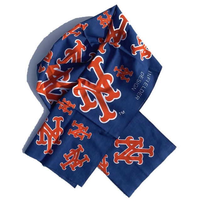 INFIELDERDESIGN,木綿手ぬぐい,MLB,メジャーリーグ,日本製,NYMETS,ニューヨークメッツ