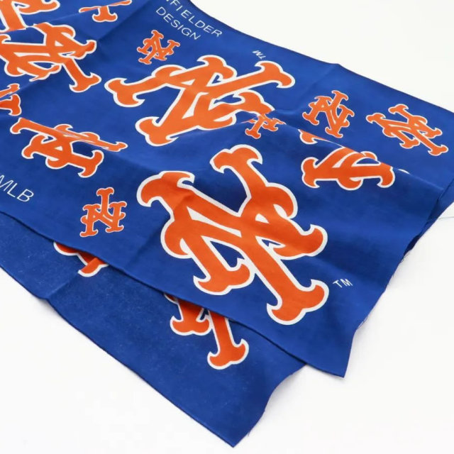 INFIELDER DESIGN x MLB / 木綿 手ぬぐい 日本製 / MLB LOGO STALL