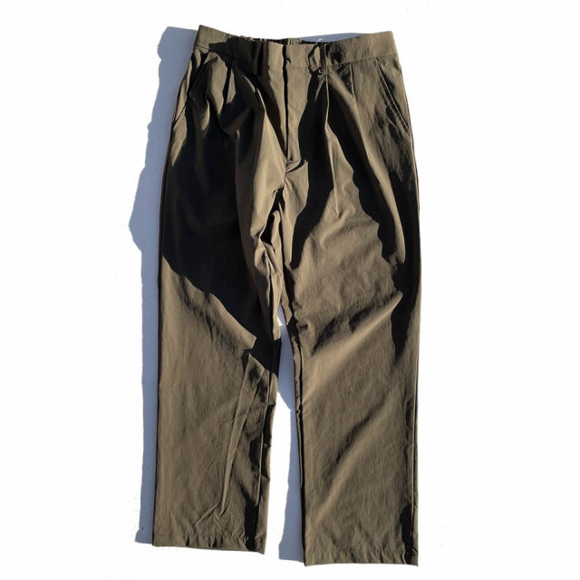 AXESQUIN,アクシーズクイン,テックスラックス,ストレッチパンツ,クロップドパンツ,ワイドパンツ