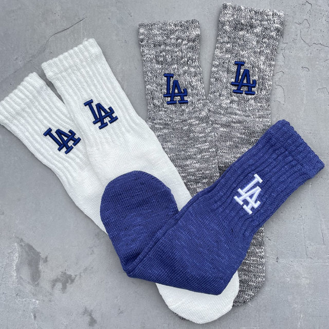 ROSTERSOX,ロスターソックス,靴下,ソックス,クルーソックス,MLB,メジャーリーグ,LA,ドジャース