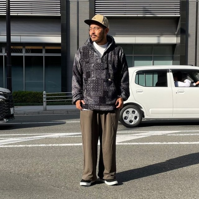 LIBERAIDERS / フリース フーディ / BANDANA PILE FLEECE HOODIE