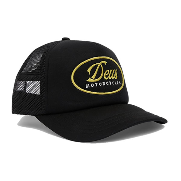 [DEUS EX MACHINA] Rider Trucker ★大人気★ Deus Ex Machina Tables Trucker Cap - Black - Urban Rider