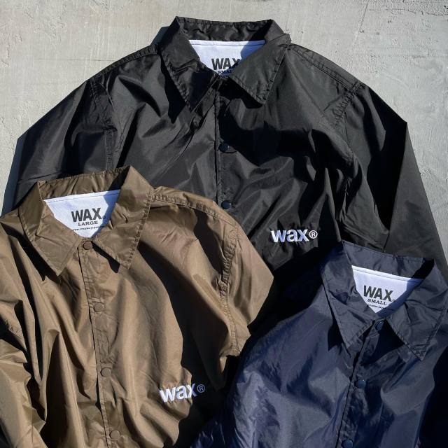 WAX(ワックス) / コーチジャケット / wax coach jacket - Black / WX  