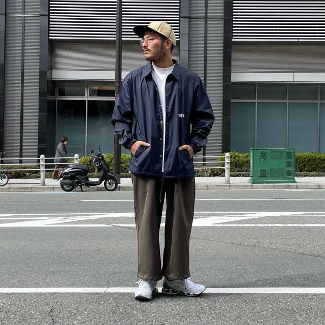 WAX(ワックス) / コーチジャケット / wax coach jacket - Black / WX  