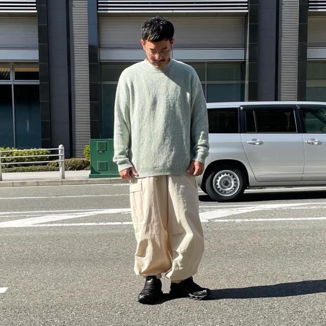 NASNGWAM (ナスングワム) / コットンニットセーター / SAND KNIT 