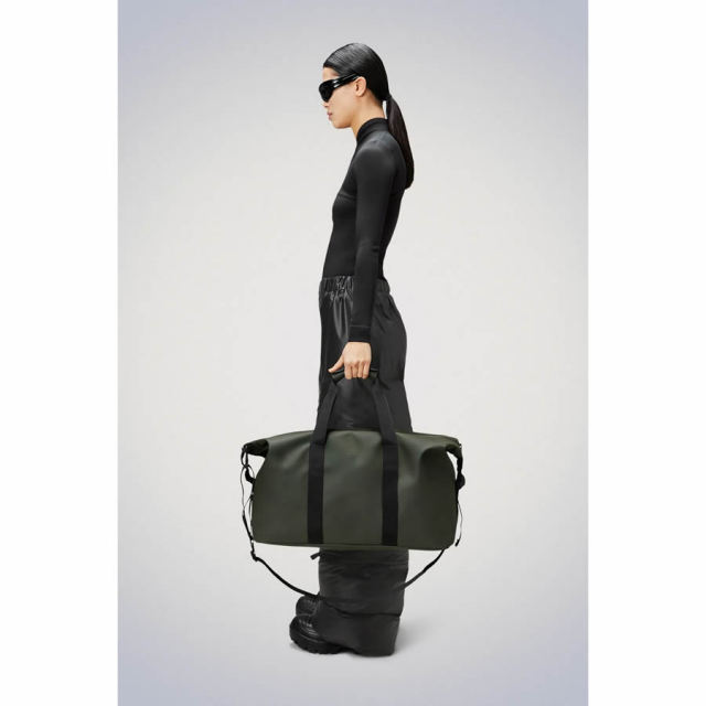ボストンバッグ Hilo Bag - Rains - Synthetic - Vert RAINS 最大35%☆7/25限定 レインズ ボストンバッグ メンズ