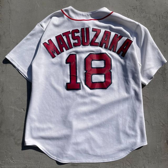 USED] Boston Red Sox - Daiauke Matsuzaka 18 Game shirts - XL / MLB 