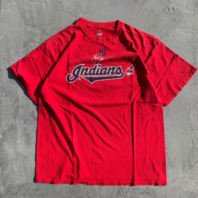 古着,USED,MLB,メジャーリーグ,CLEVELANDINDIANS,クリーブランドインディアンス,Tシャツ