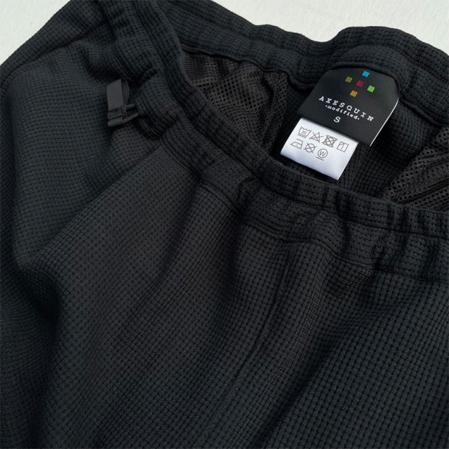 AXESQUIN,アクシーズクイン,ワッフル,ストレッチパンツ,クロップドパンツ,リラックスパンツ