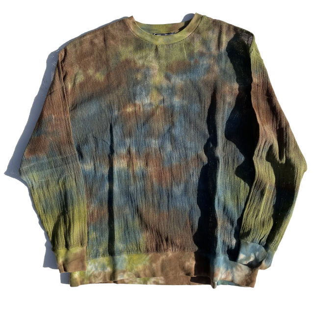 NASNGWAM (ナスングワム) / 長袖Tシャツ ロンT メッシュ