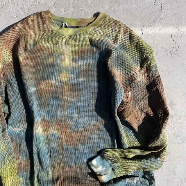 Nasngwanナスングワム幾何学模様柄デニム長袖シャツ Nasngwam. - ナスングワム / Nasngwam / WESTERN JACKET | NARO