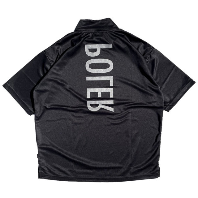 POLER ポーラー 2WAY DRY MOCK TEE (S) POLeR OUTDOOR STUFF / ドライ Tシャツ / FURRY FONT QUICK DRY