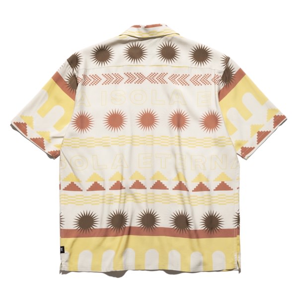 ROARK ロアーク　半袖シャツ　XL ROARK REVIVAL ロアーク メンズ 半袖 シャツ 総柄 EMU GONZO