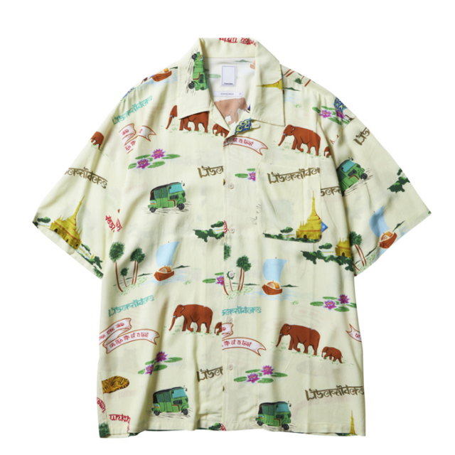 liberaiders リベレイダース　アロハシャツ　開襟シャツ　サイズM Liberaiders シャツ Liberaiders/リベレイダース RAYON ALOHA