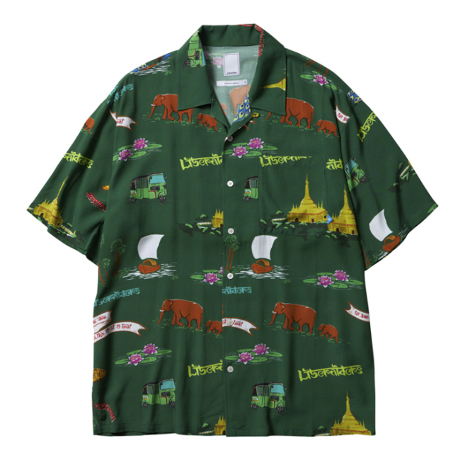 liberaiders リベレイダース　アロハシャツ　開襟シャツ　サイズM Liberaiders シャツ Liberaiders/リベレイダース RAYON ALOHA