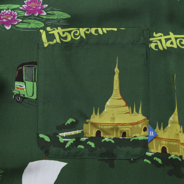 LIBERAIDERS,リベレイダース,アロハシャツ,アメリカ,メンズ