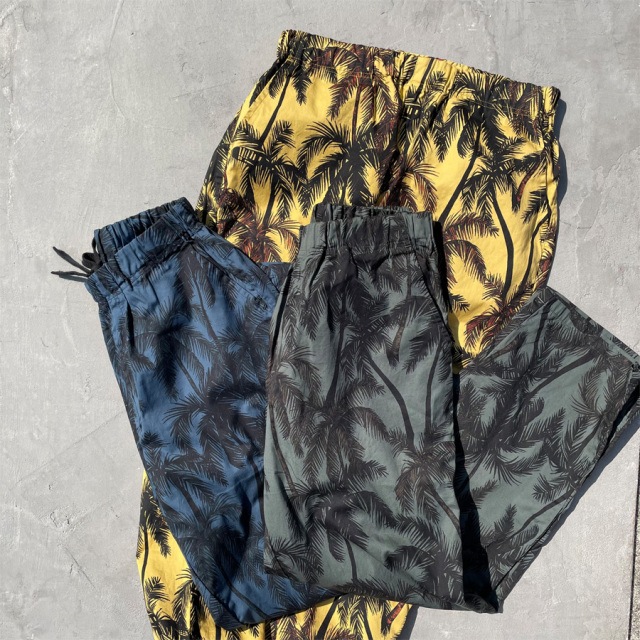 NASNGWAM,ナスングワム,イージーパンツ,PALMTREE,ヤシの木