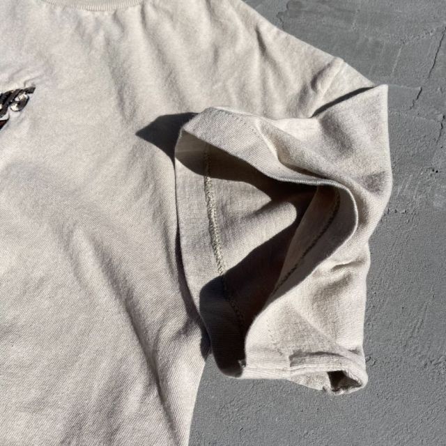 90S USED] PALM SPRINGS / シングルステッチ 半袖Tシャツ / SAND