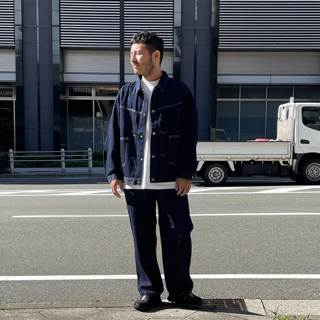 NASNGWAM,GOHEMP,ナスングワム,デニム,パンツ,セットアップ,LUMBERDENIMPANTS