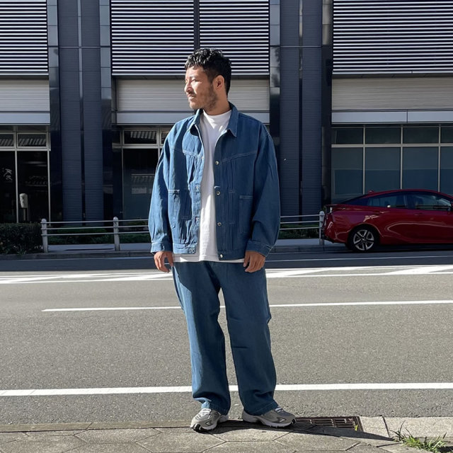 NASNGWAM,GOHEMP,ナスングワム,デニム,パンツ,セットアップ,LUMBERDENIMPANTS