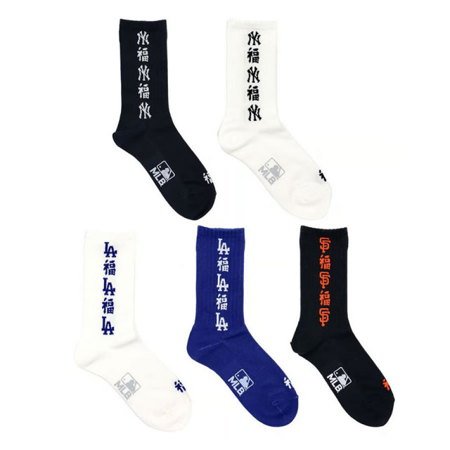 ROSTERSOX,ロスターソックス,靴下,ソックス,クルーソックス,MLB,メジャーリーグ,LA,ドジャース