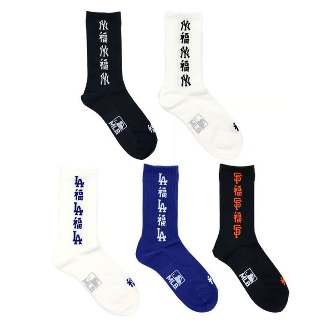 ROSTER SOX(ロスターソックス) x MLB / 靴下 クルーソックス