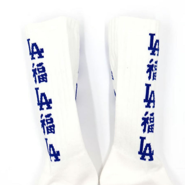 ROSTERSOX,ロスターソックス,靴下,ソックス,クルーソックス,MLB,メジャーリーグ,LA,ドジャース