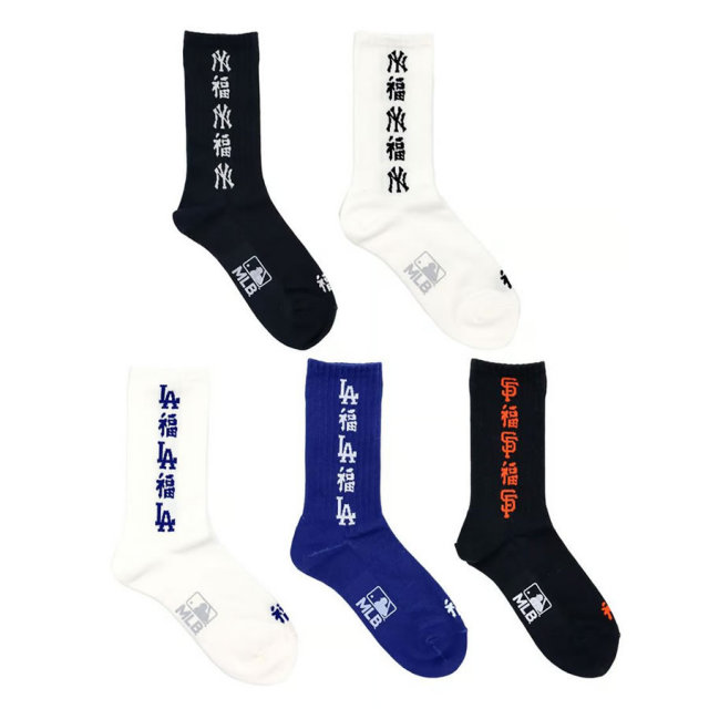 ROSTERSOX,ロスターソックス,靴下,ソックス,クルーソックス,MLB,メジャーリーグ,LA,ドジャース