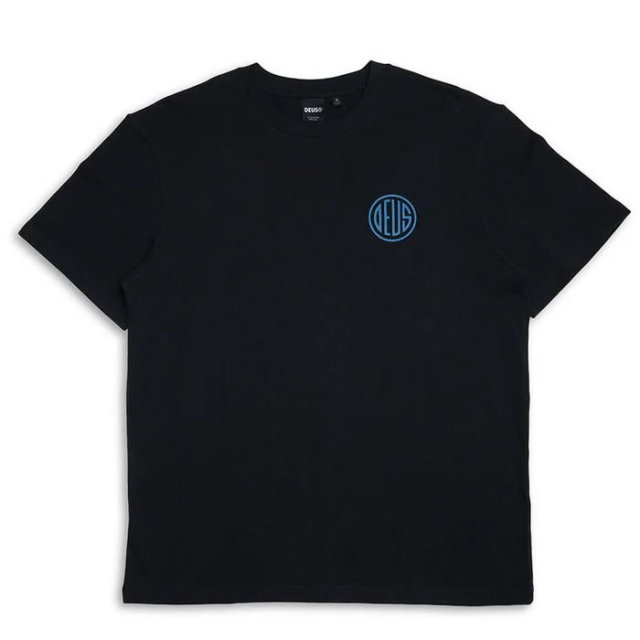 Deus Ex Machina Lサイズ Brandol / Deus Ex Machina デウスエクスマキナ Tシャツ 半袖 ロゴ L 新品　DEUS Tシャツ　半袖　BLACK（L）