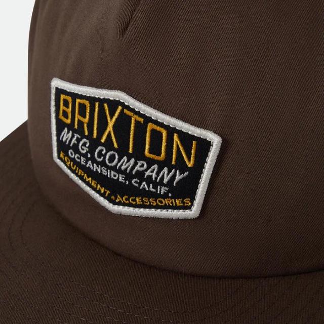 BRIXTON ブラウン スナップバックキャップ BRIXTON キャップ ブリクストン スナップバック CAP 茶色 GRADE