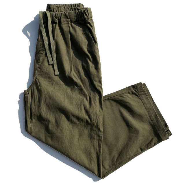 WAX(ワックス) / ワイド パンツ / WIDE TROUSERS - KHAKI / WX-0415