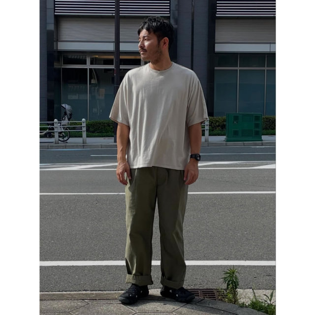 WAX(ワックス) / ワイド パンツ / WIDE TROUSERS - KHAKI / WX-0415