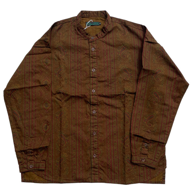 NASNGWAM,ナスングワム,ペイズリー,シャツジャケット,オープンカラーシャツ